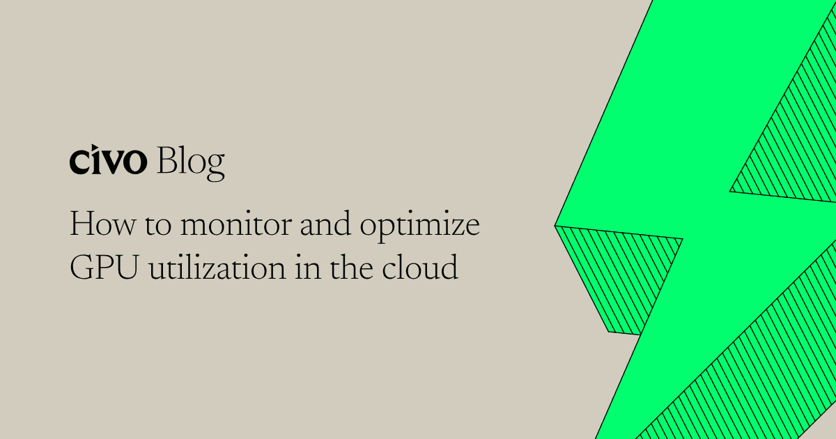 How to monitor and optimize GPU utilization in the cloud