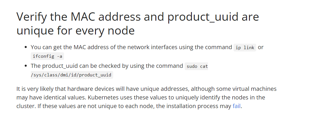 how to determine cluster network mac address