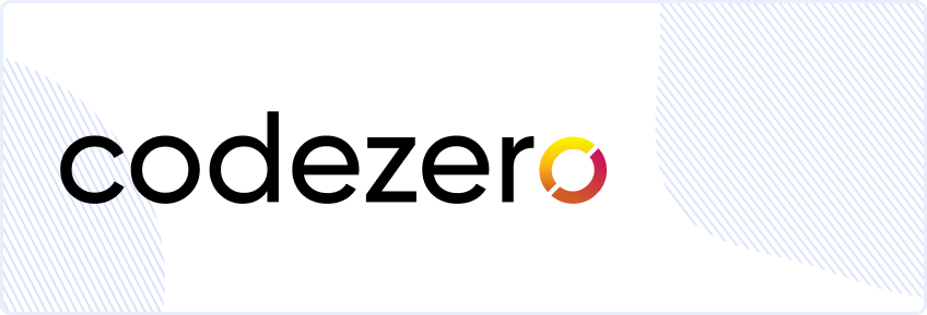 The Codezero logo on a light background