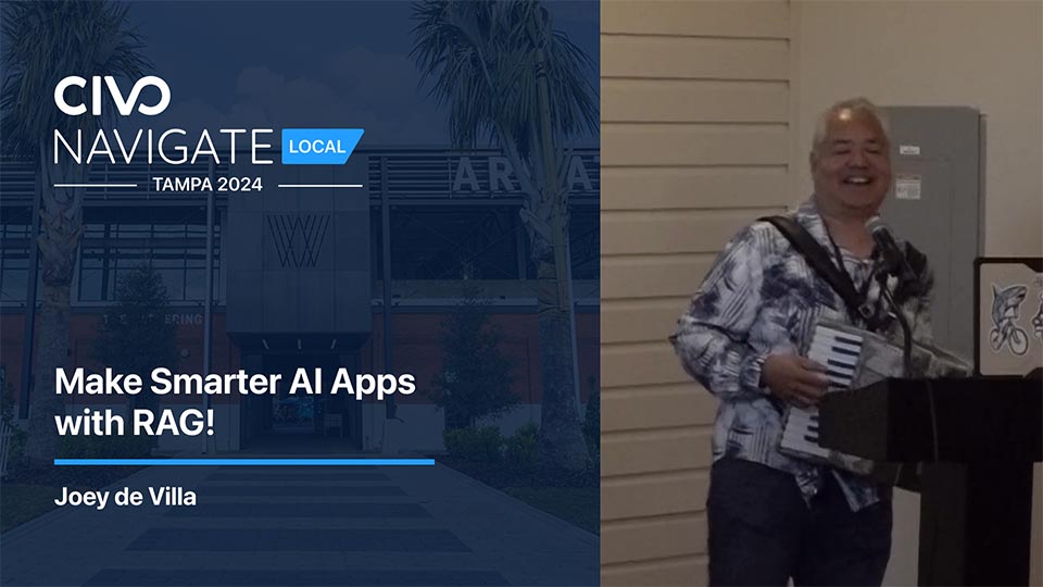 Make Smarter AI Apps with RAG workshop video thumbnail