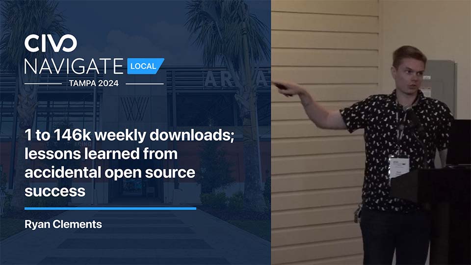 1 to 146k weekly downloads - Lessons learned from accidental open source success video thumbnail